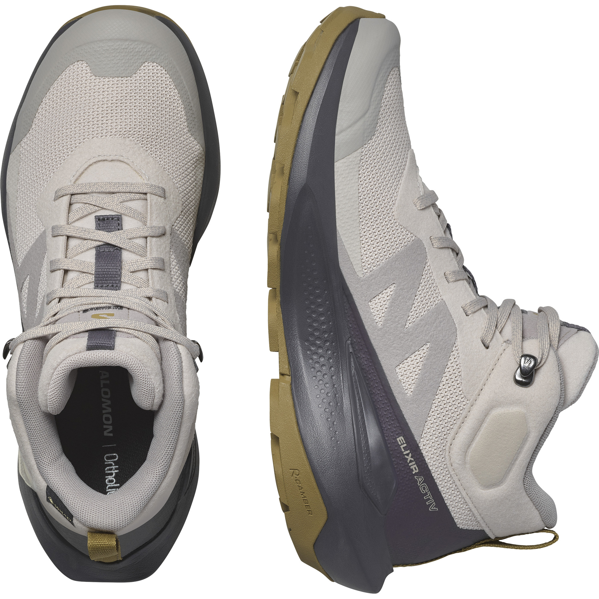 Salomon Women's Elixir Activ Mid GORE-TEX Silver Cloud/Nine